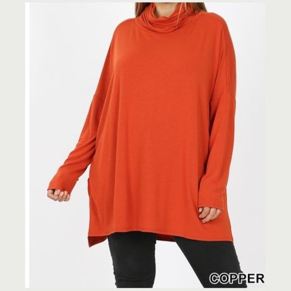 NEW PLUS Turtle Neck LS SWEATER - Picture 1 of 1